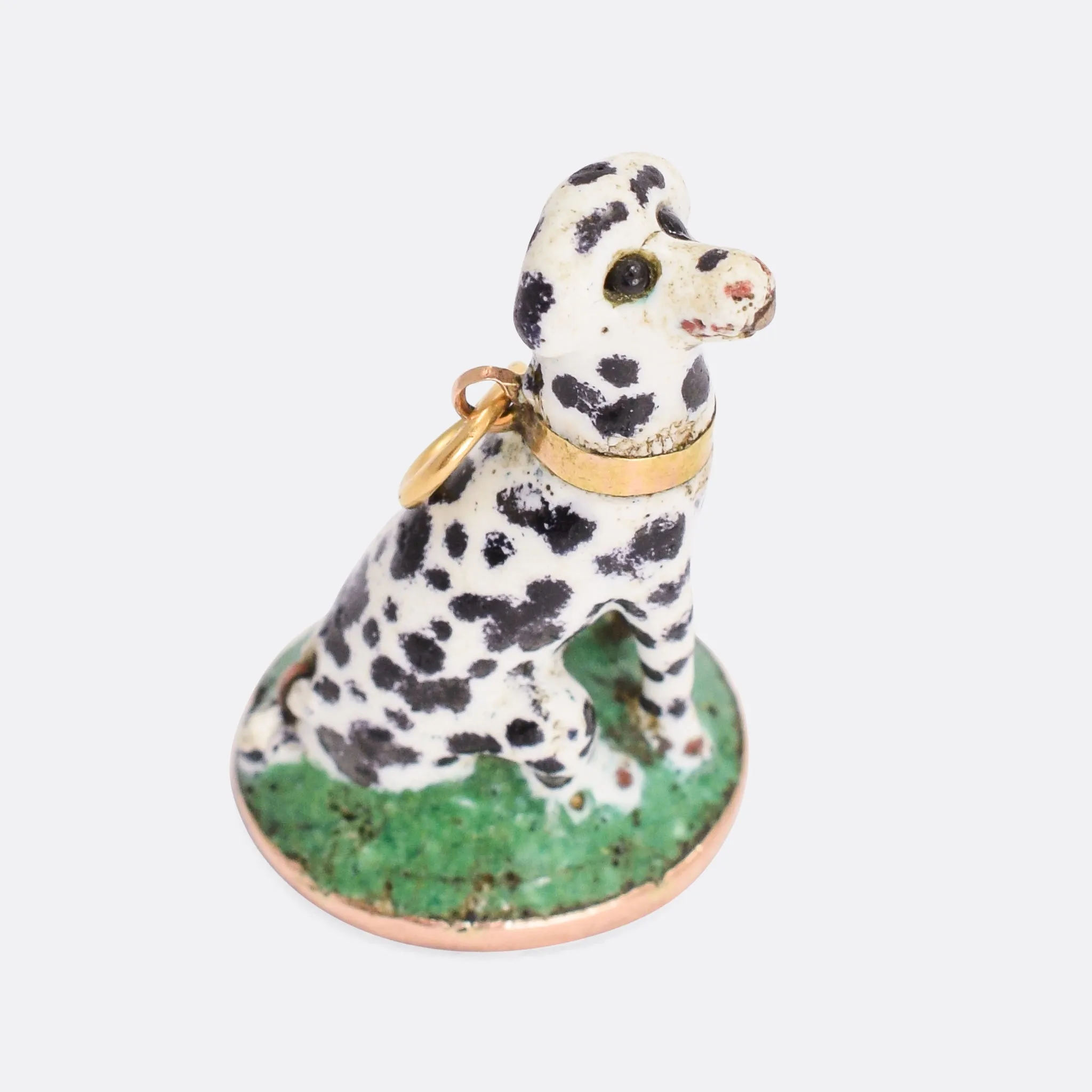 18th Century "Dalmatian" Chelsea Seal Fob
