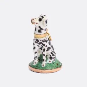 18th Century "Dalmatian" Chelsea Seal Fob