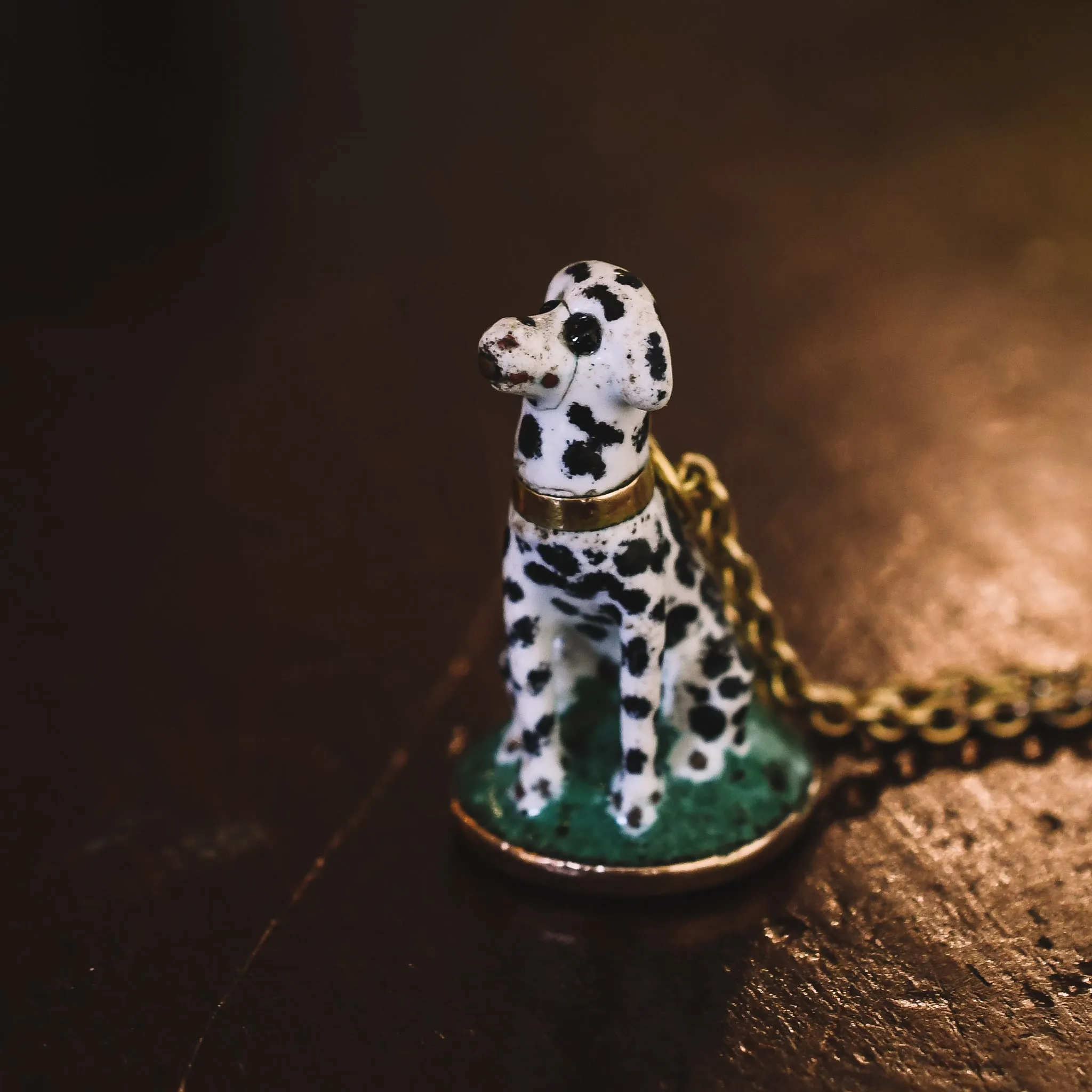 18th Century "Dalmatian" Chelsea Seal Fob