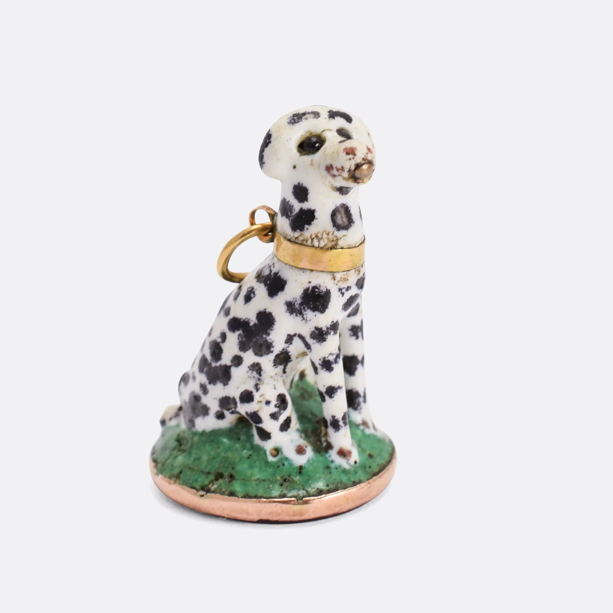 18th Century "Dalmatian" Chelsea Seal Fob