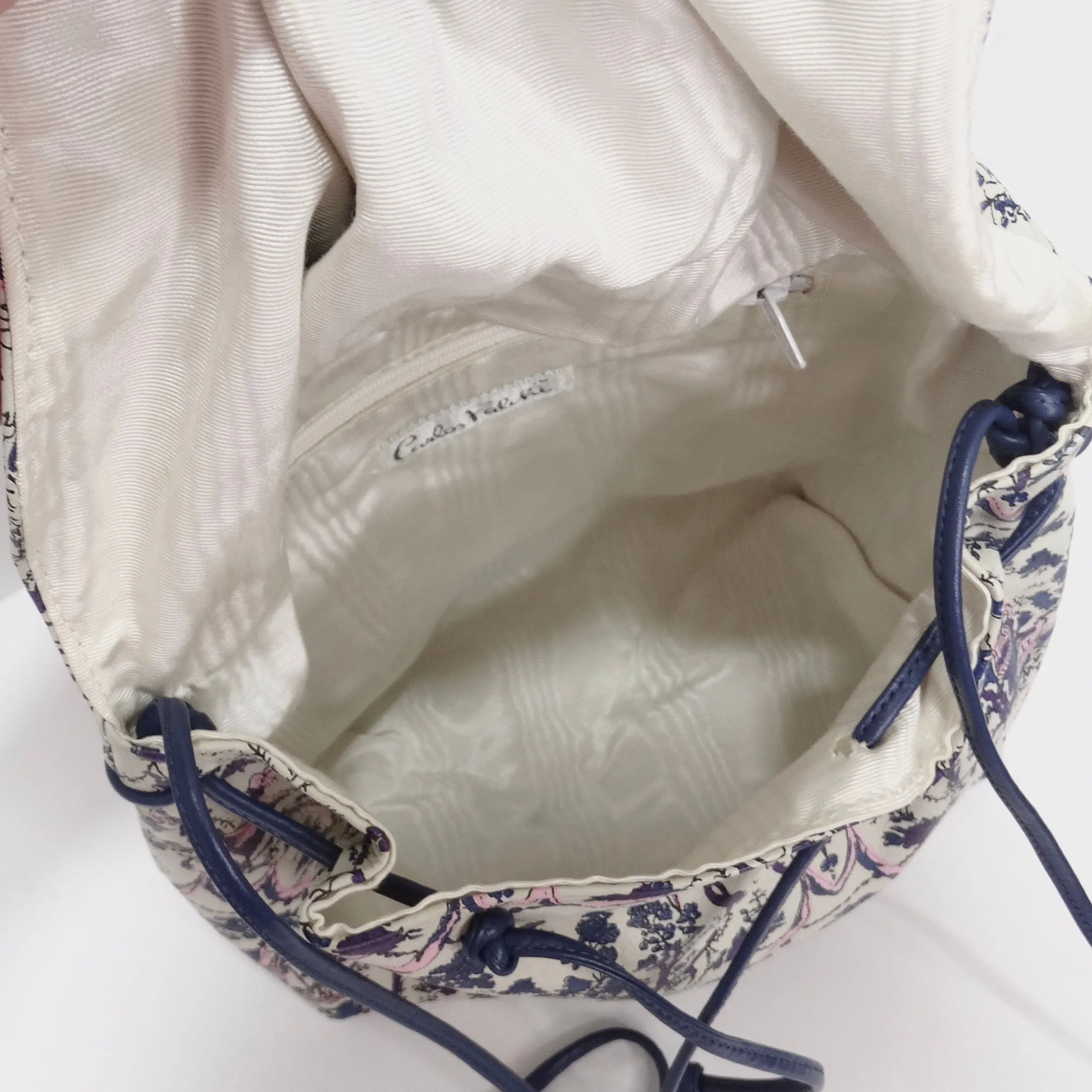 1980s Carlos Falchi Drawstring Crossbody Bag