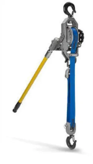 344DC Little Mule 2 Ton Lineman Strap Hoist w/ Hot Stick Rings