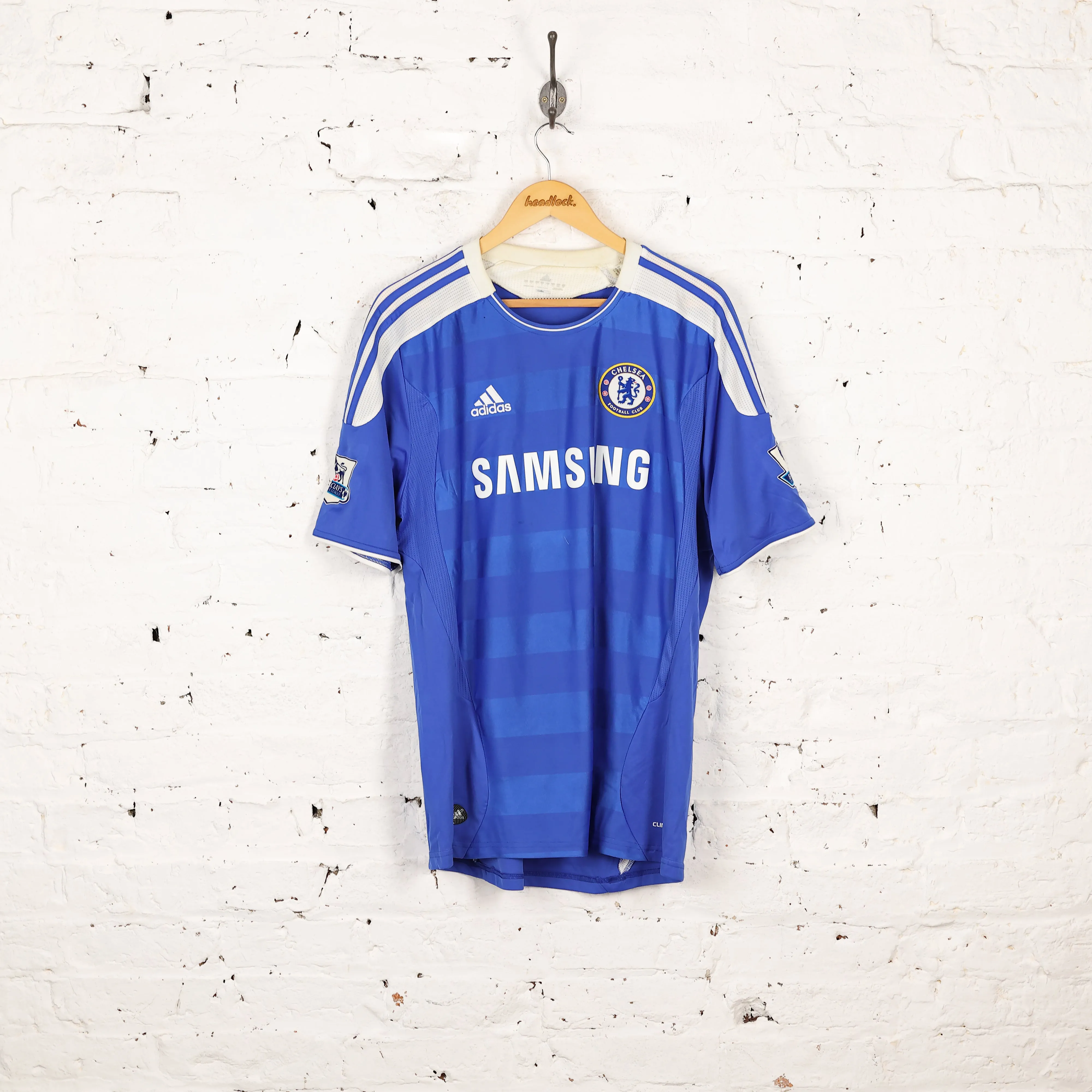 Adidas Chelsea 2011 Terry Home Football Shirt - Blue - L