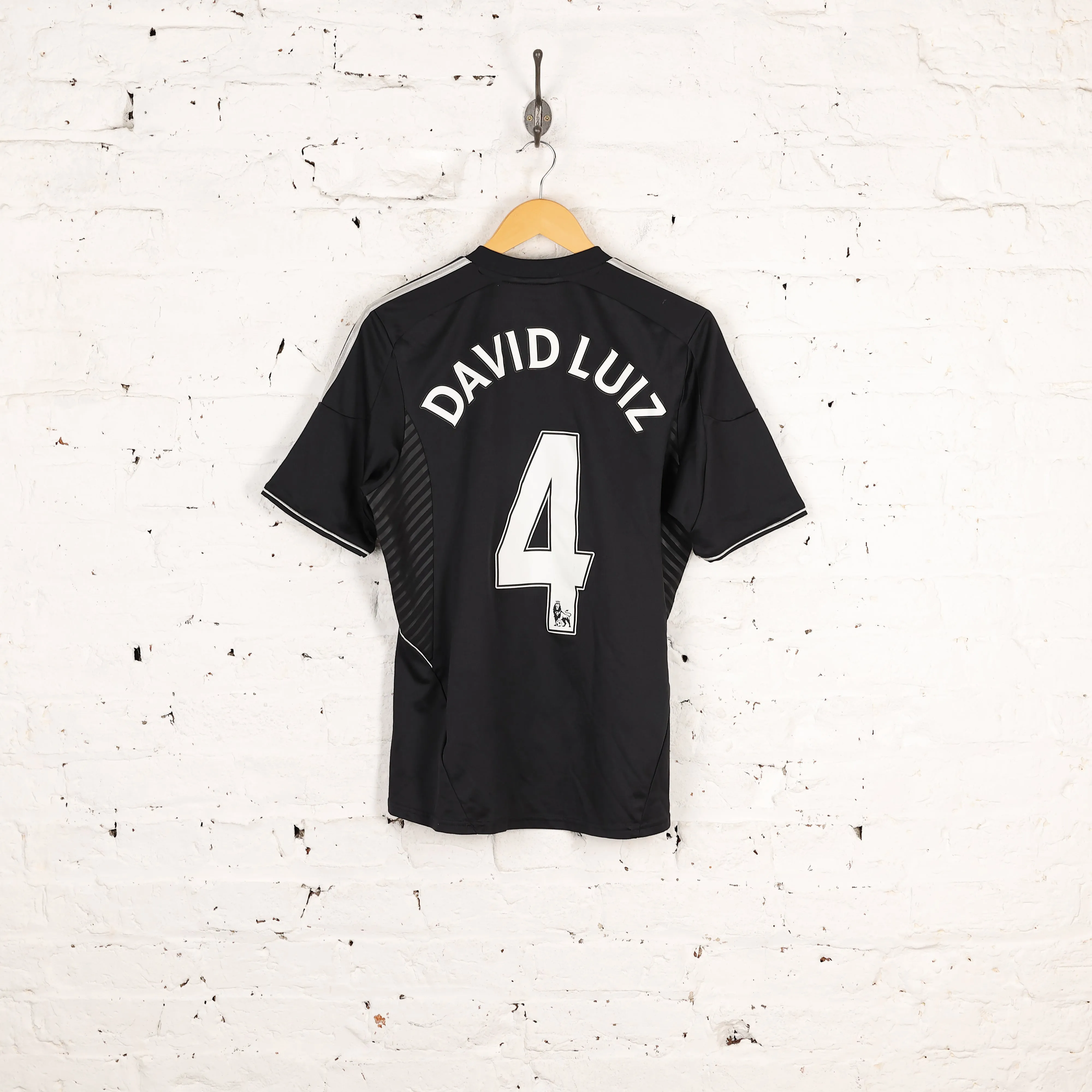 Adidas Chelsea 2013 Luiz Third Football Shirt - Black - M