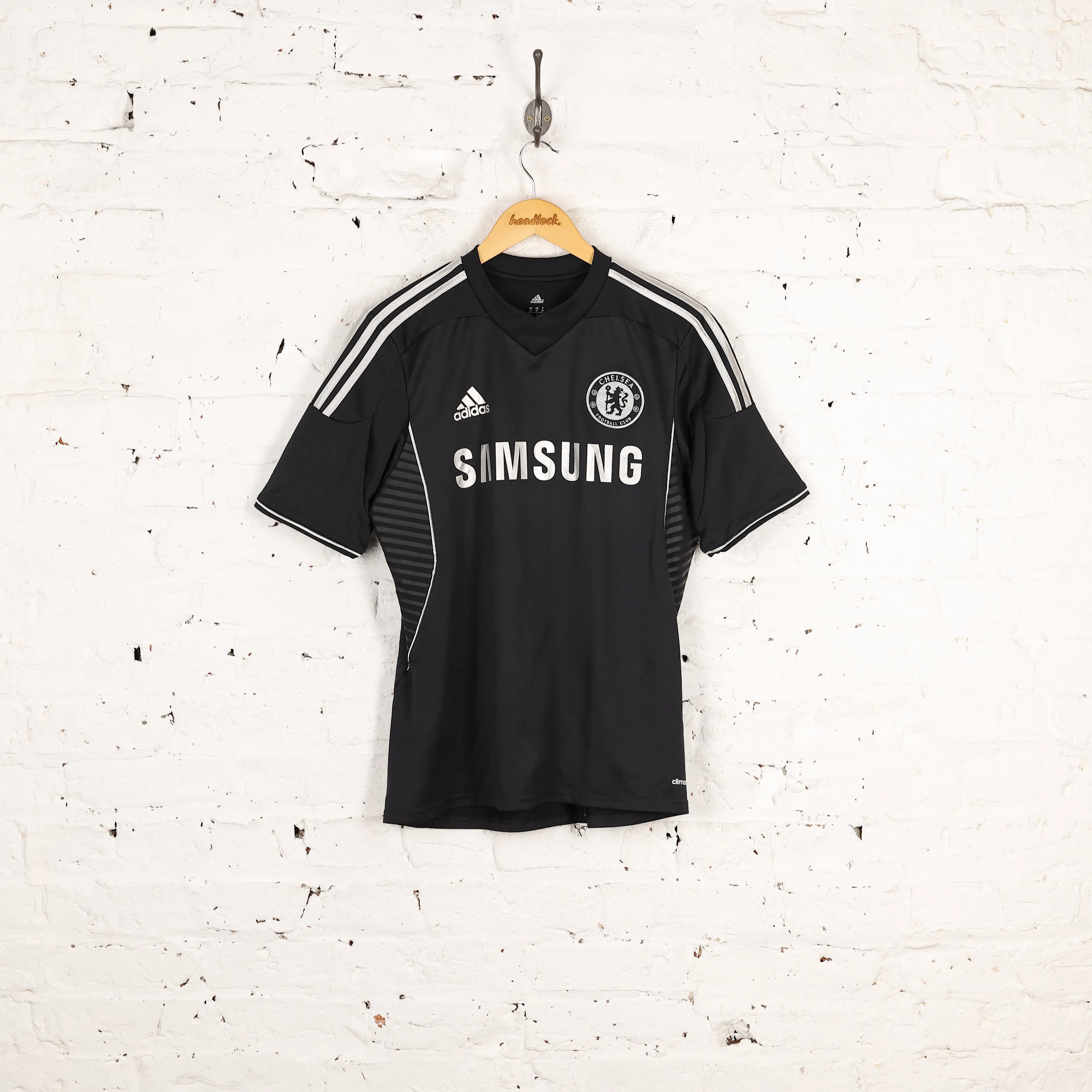 Adidas Chelsea 2013 Luiz Third Football Shirt - Black - M