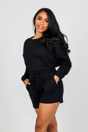 Ally Short Set (Black) FINAL SALE