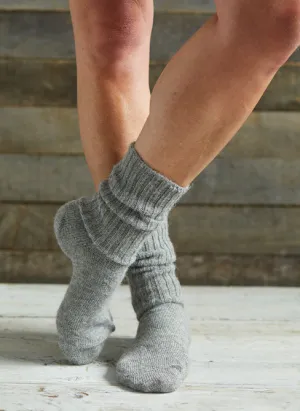 Alpaca Soft Topped Socks