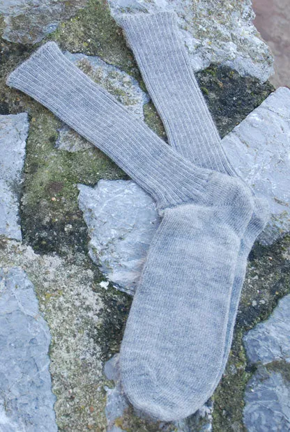 Alpaca Soft Topped Socks