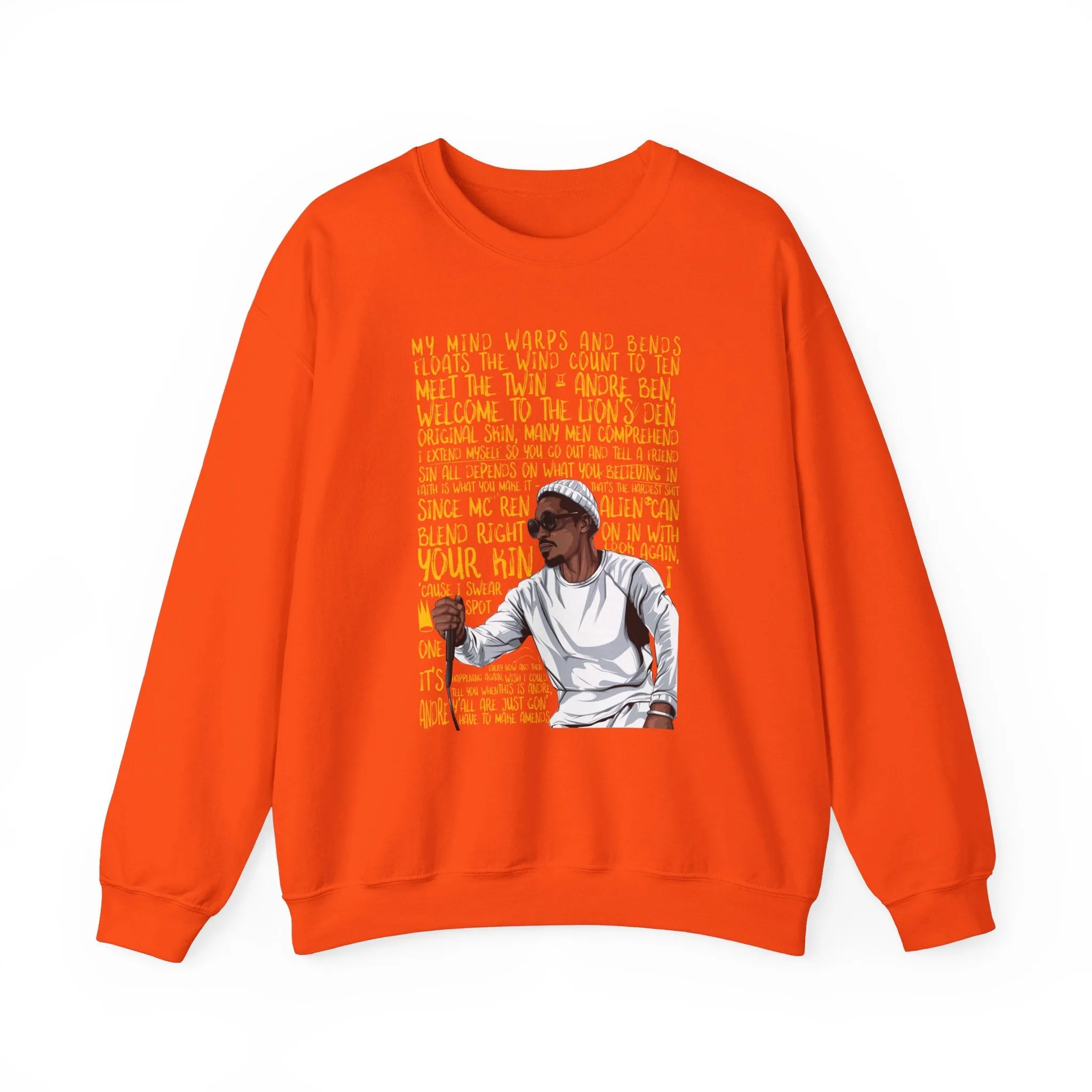 Andre 3000: Unisex Heavy Blend™ Crewneck Sweatshirt