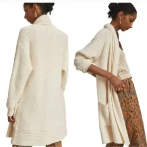 Anthropologie Pilcro Womens Fall Cozy Knit Longline Cardigan Sweater Size S
