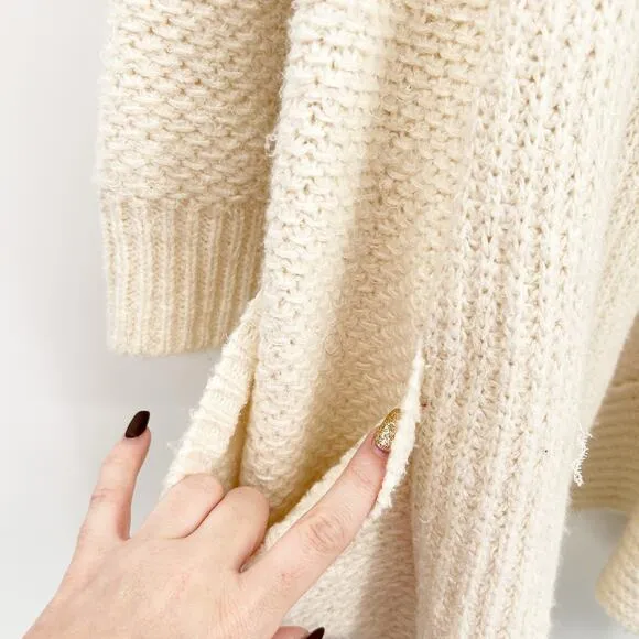 Anthropologie Pilcro Womens Fall Cozy Knit Longline Cardigan Sweater Size S