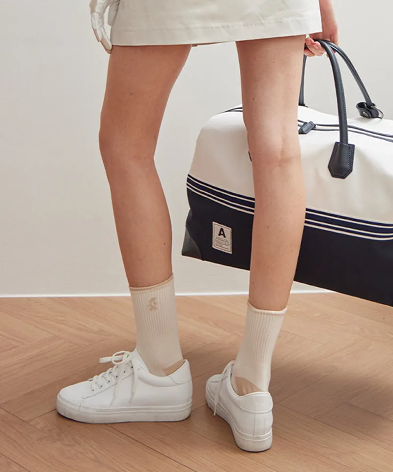 AVEN Signature Middle Socks - Beige