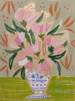 AZALEAS - FLOWERS FOR CHELSEA - 9x12