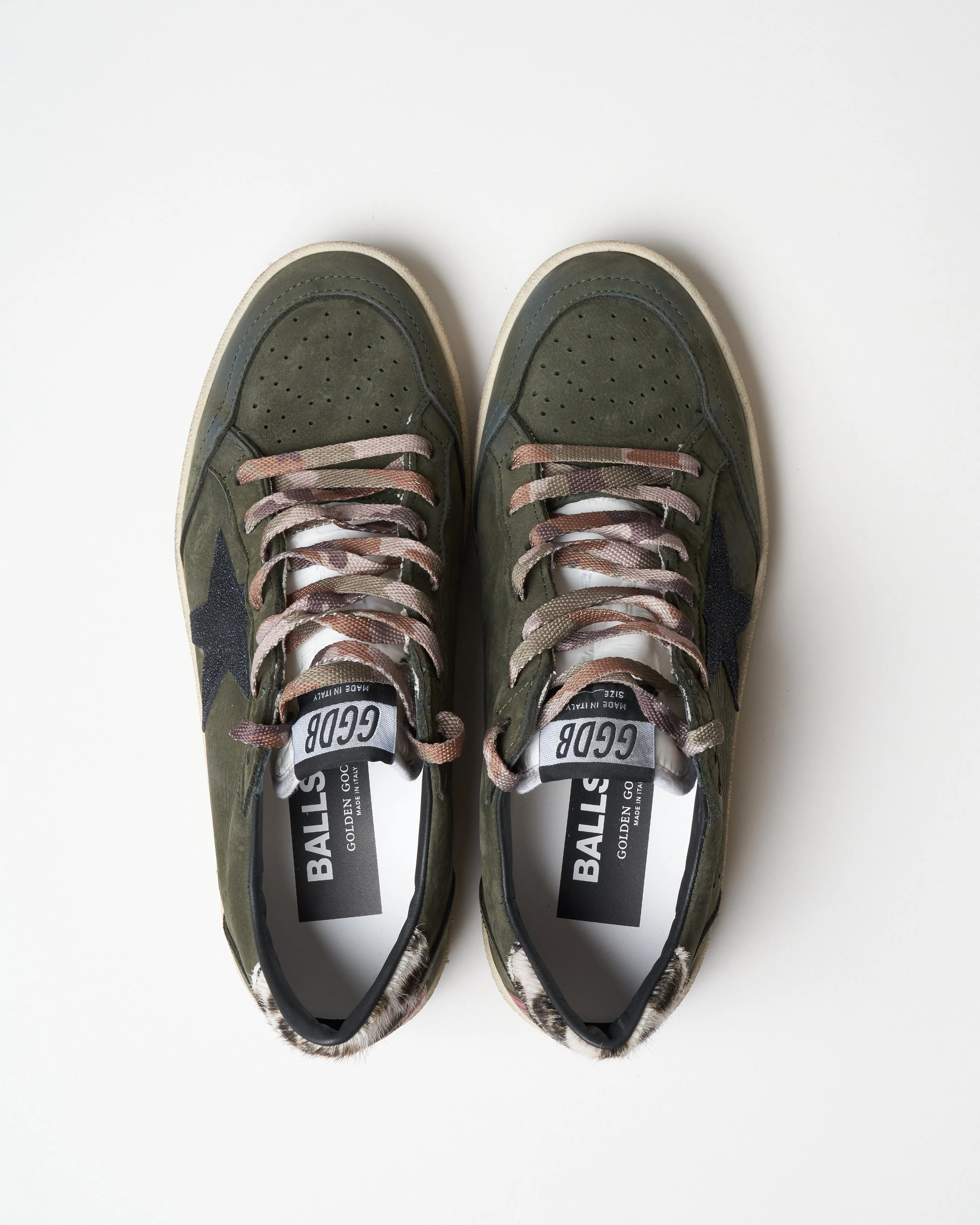 ball star sneaker - army green