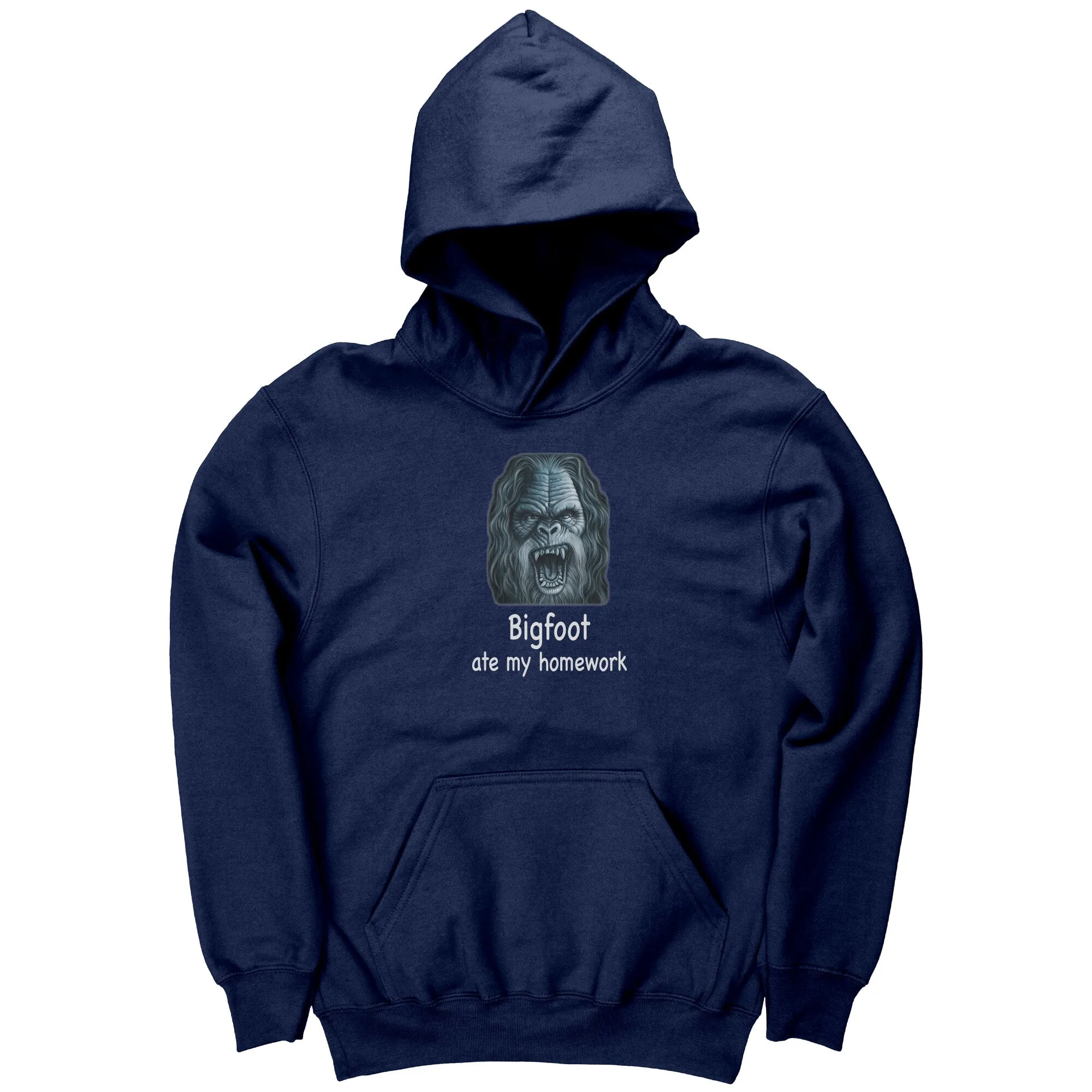 Bigfoot Ate My Homework Youth Hoodie