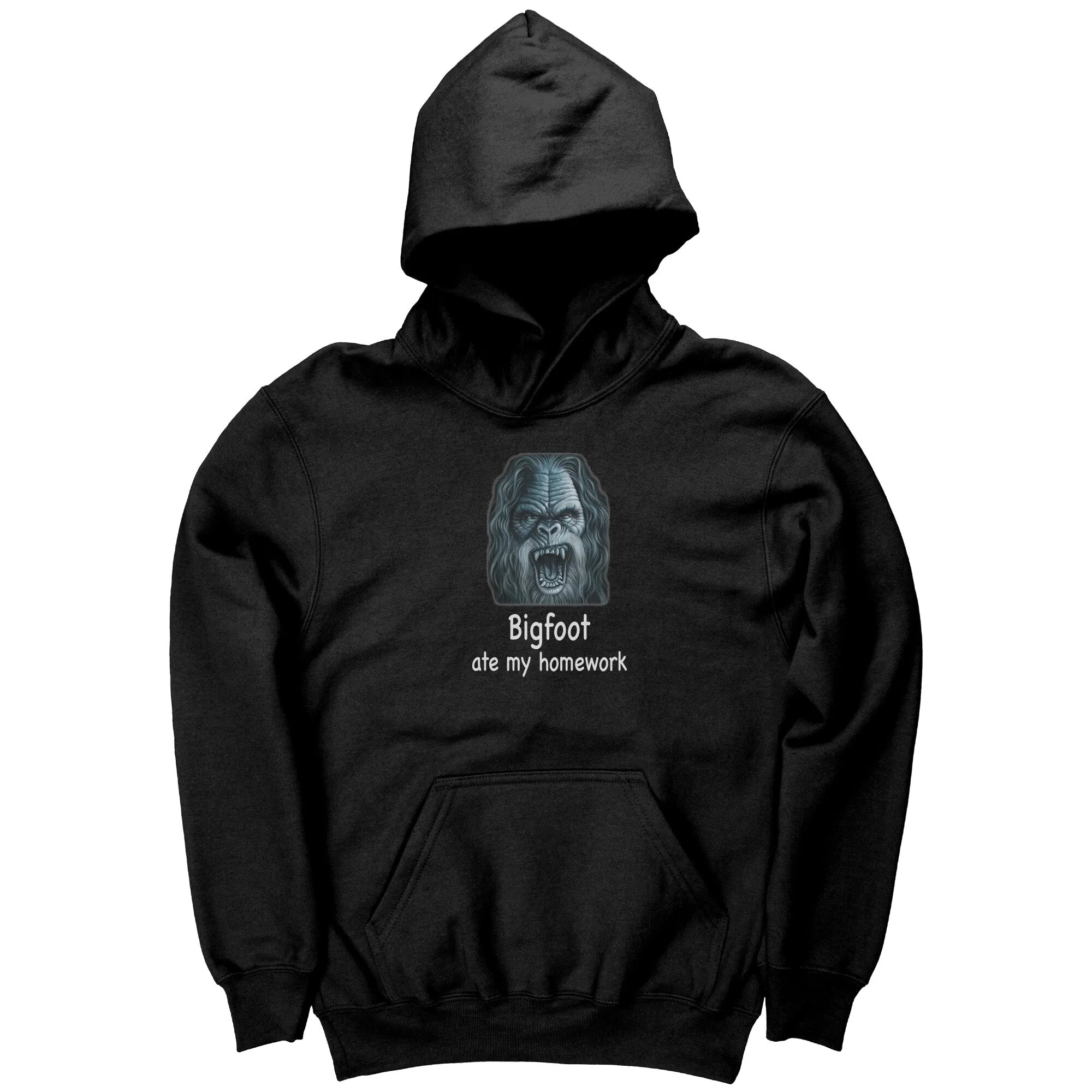 Bigfoot Ate My Homework Youth Hoodie