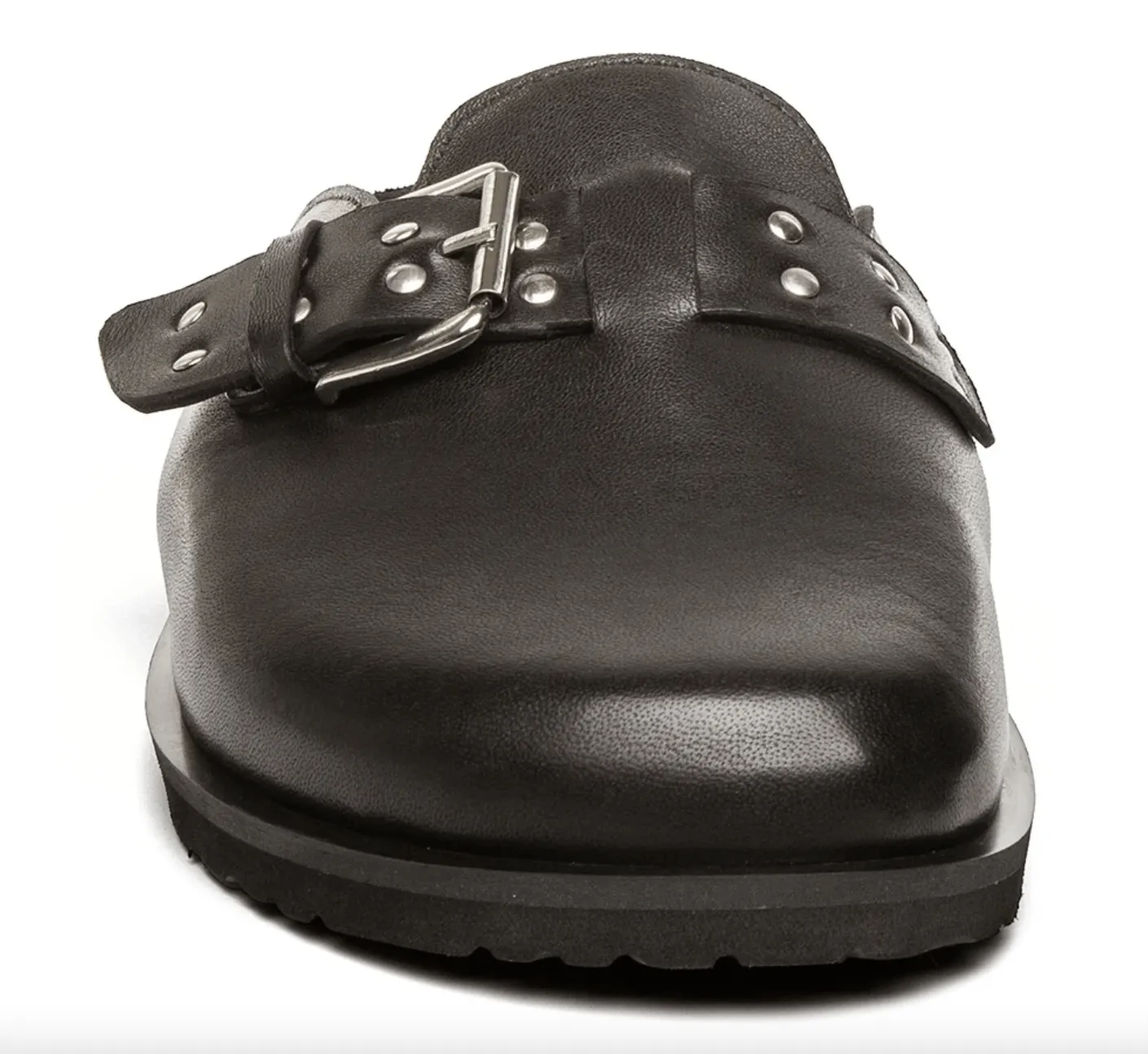 Black leather Evergreen mules - Steve Madden
