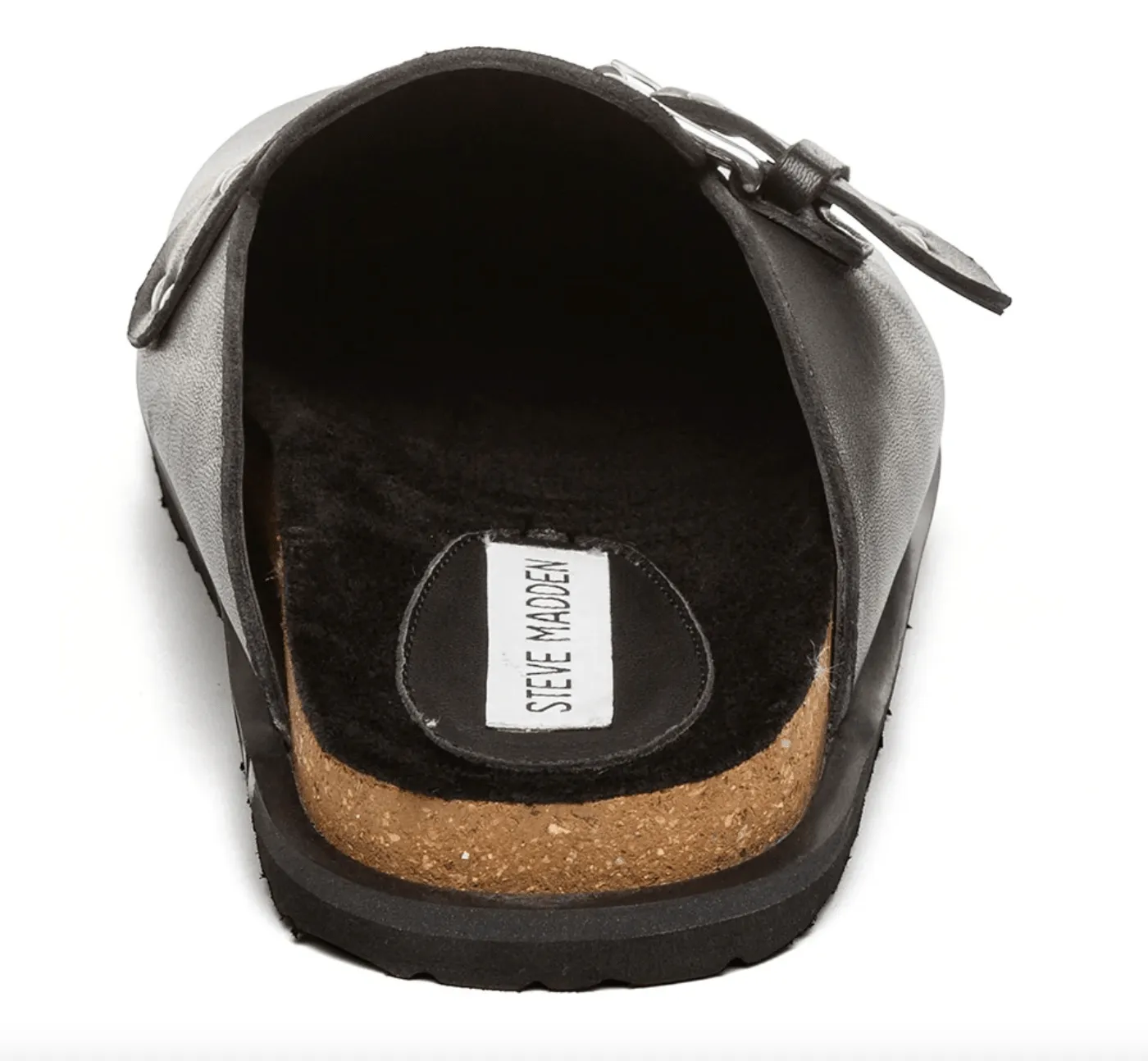 Black leather Evergreen mules - Steve Madden