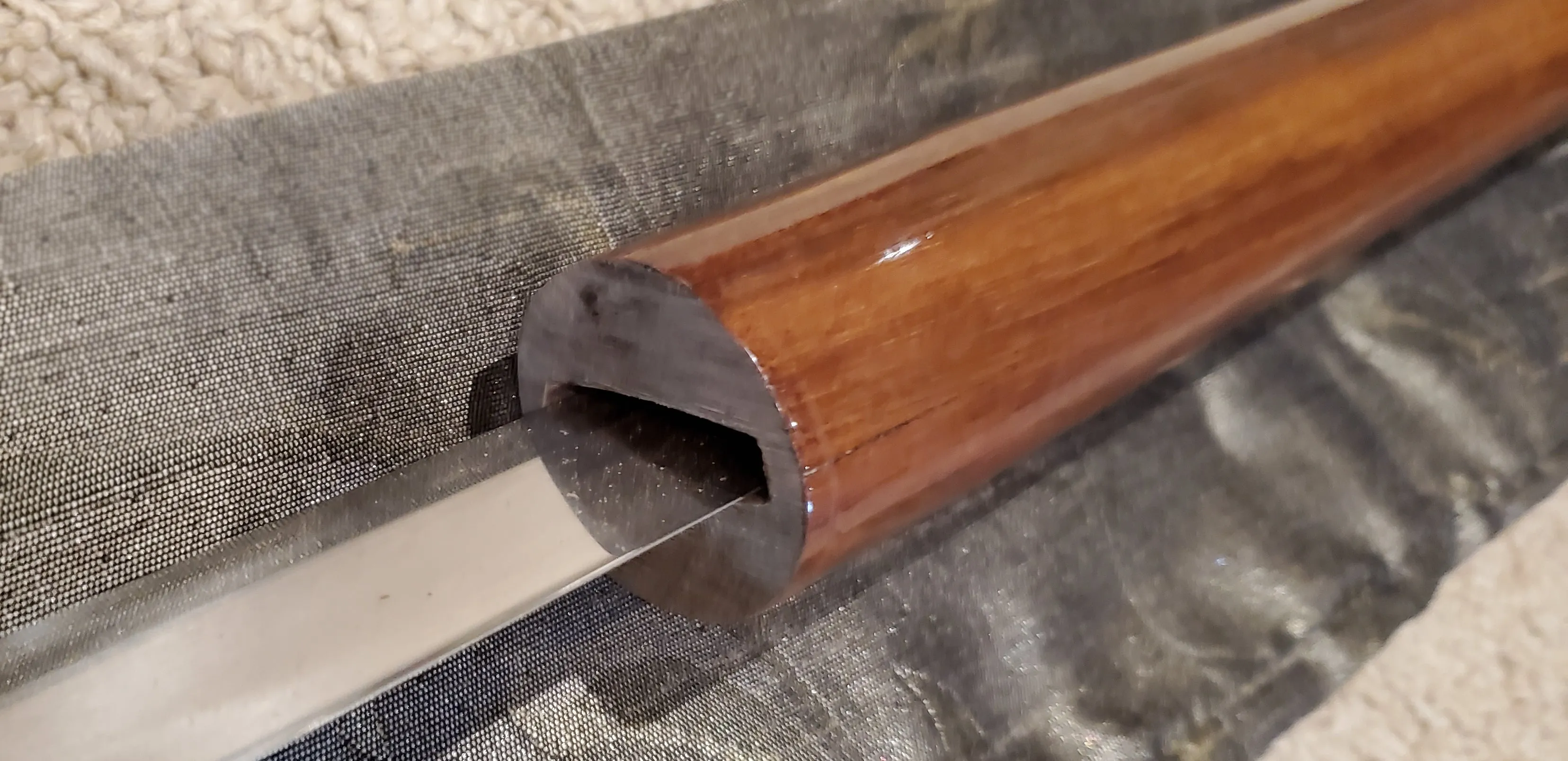 Blind Fury with a Circular Hourglass-shaped Handle