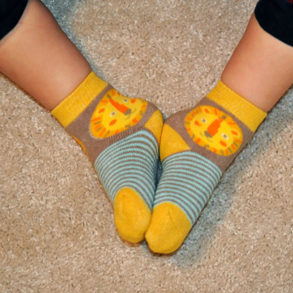 Buddy Baby 3 Pair Sock Set - Leo the Lion