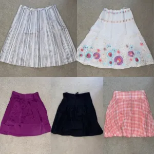 BUNDLE OF 10 BEAUTIFUL MIDI SKIRTS