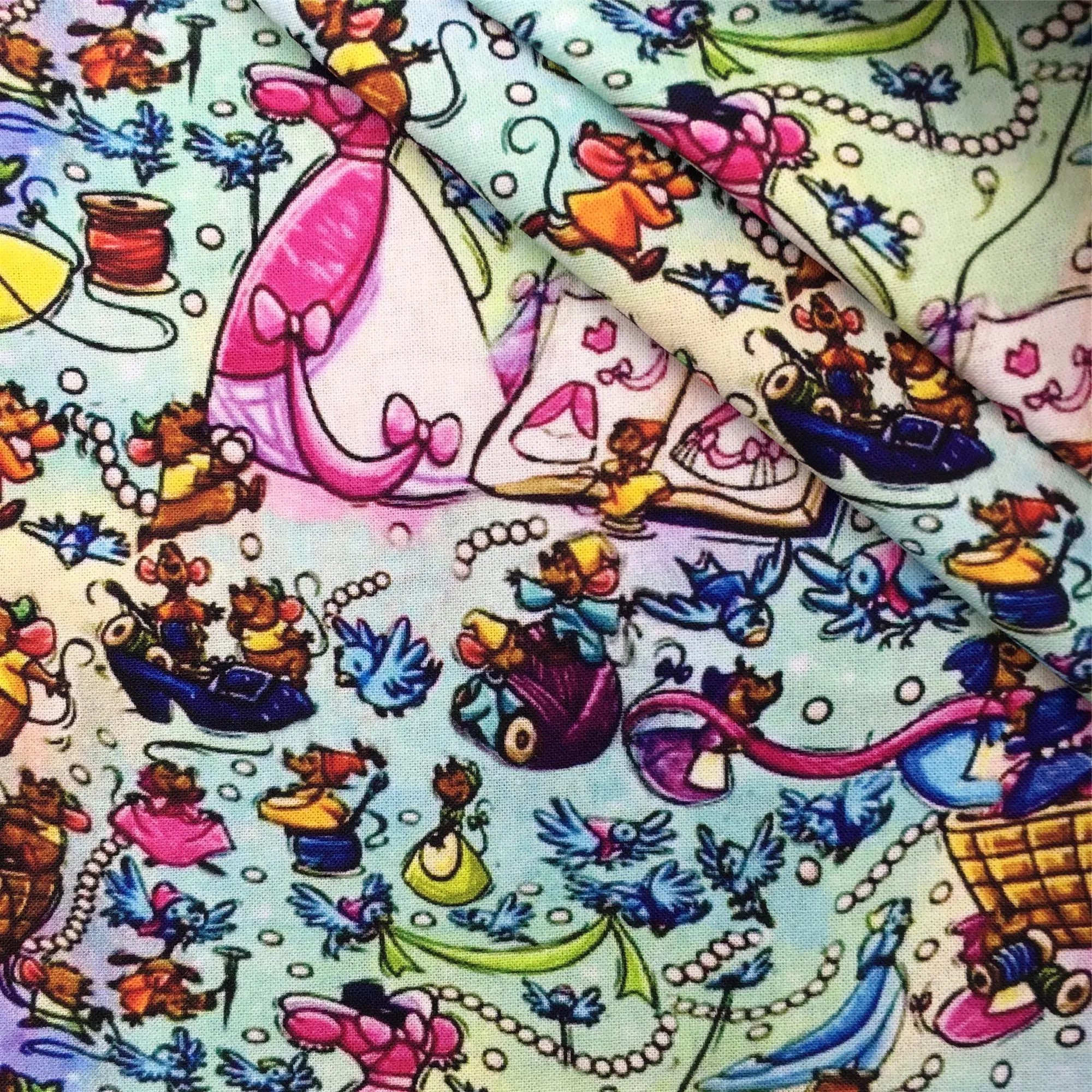 Cartoon Theme Printed Fabric