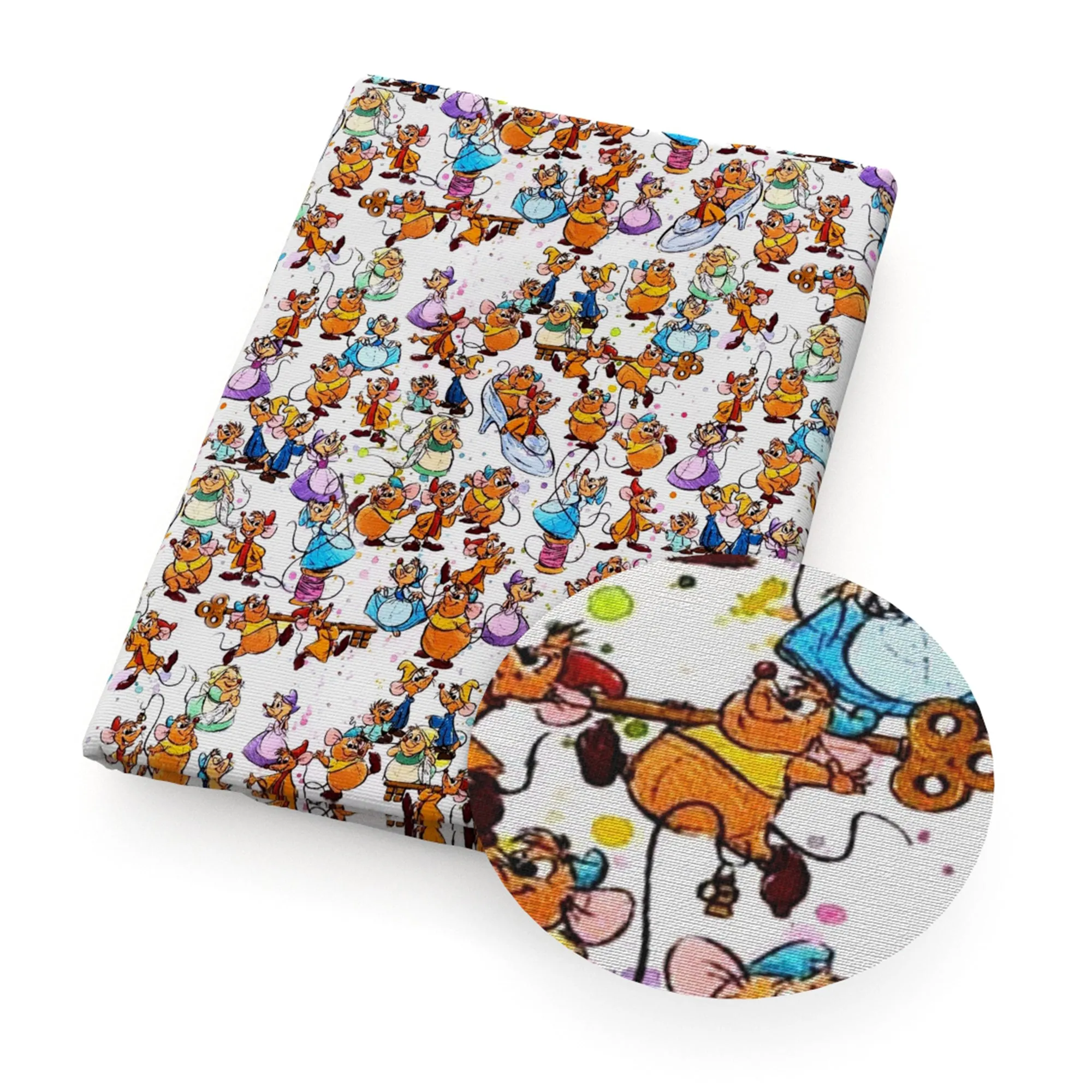 Cartoon Theme Printed Fabric