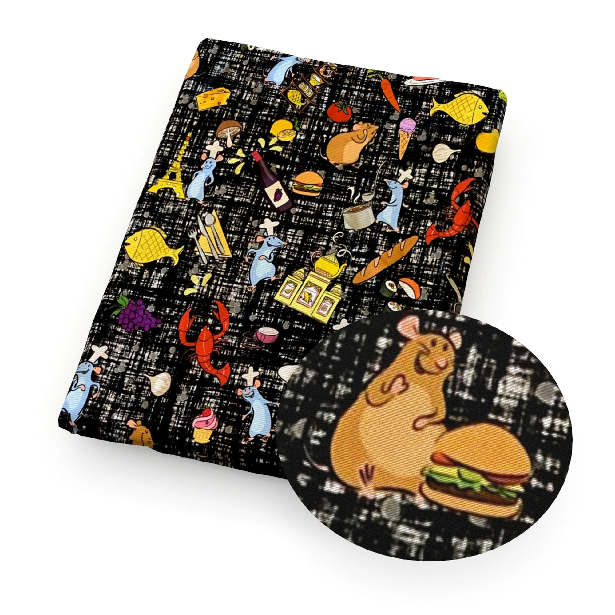 Cartoon Theme Printed Fabric