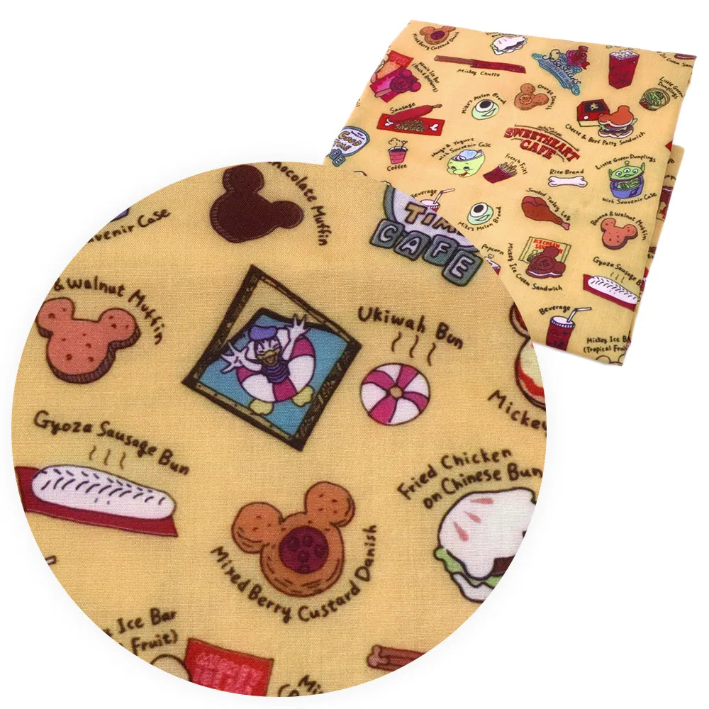 Cartoon Theme Printed Fabric