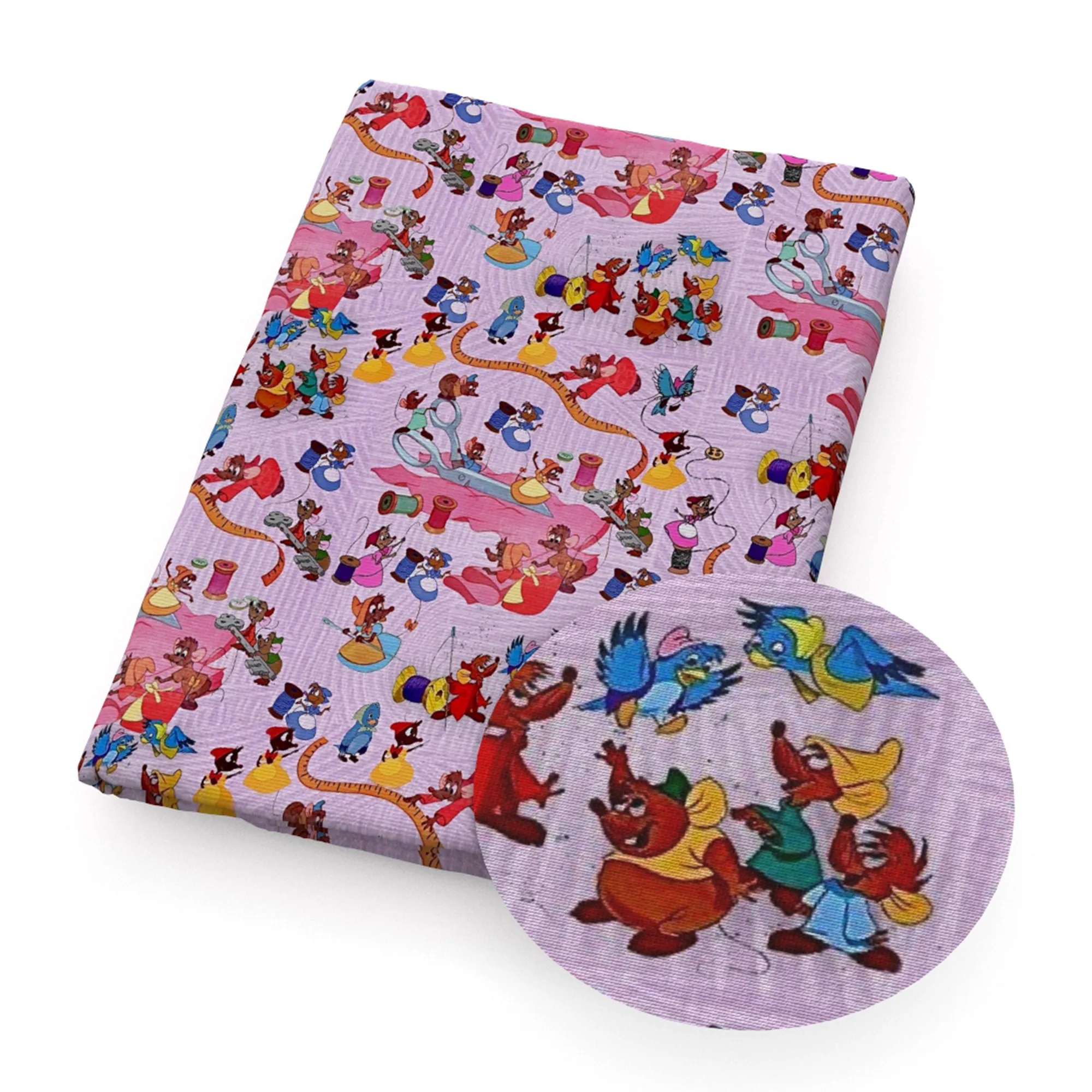 Cartoon Theme Printed Fabric