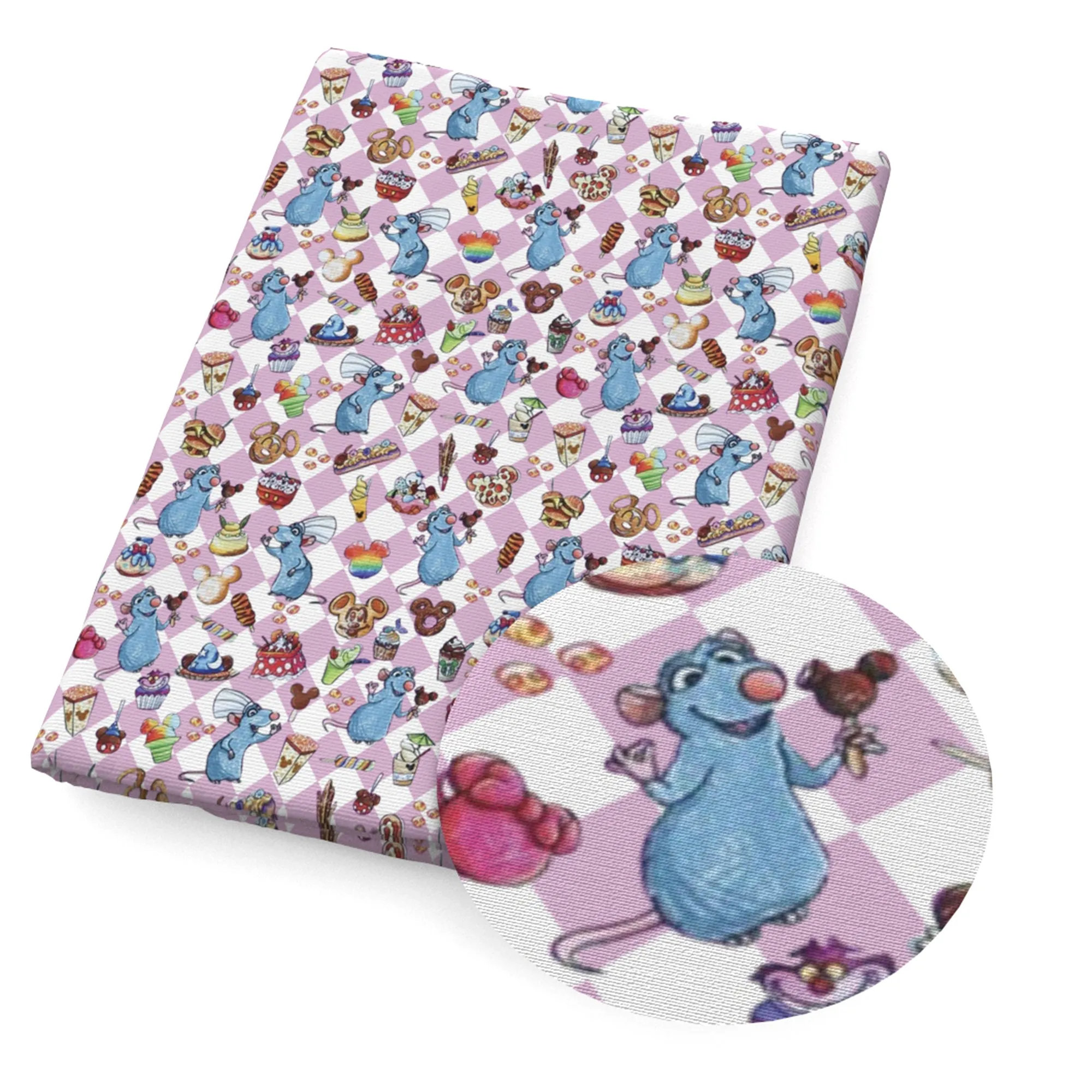 Cartoon Theme Printed Fabric