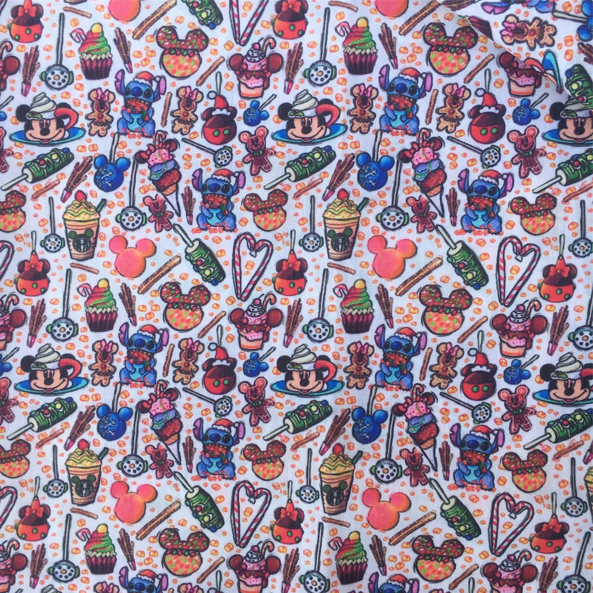Cartoon Theme Printed Fabric