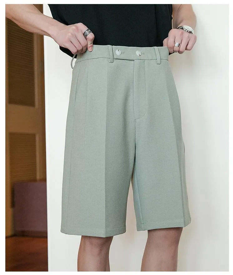 Casual Pleated Shorts