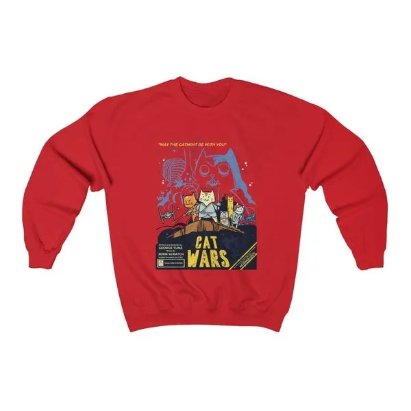 Catwars space Crewneck Sweatshirt