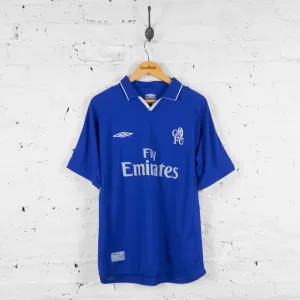 Chelsea 2001 Umbro Home Football Shirt - Blue - L