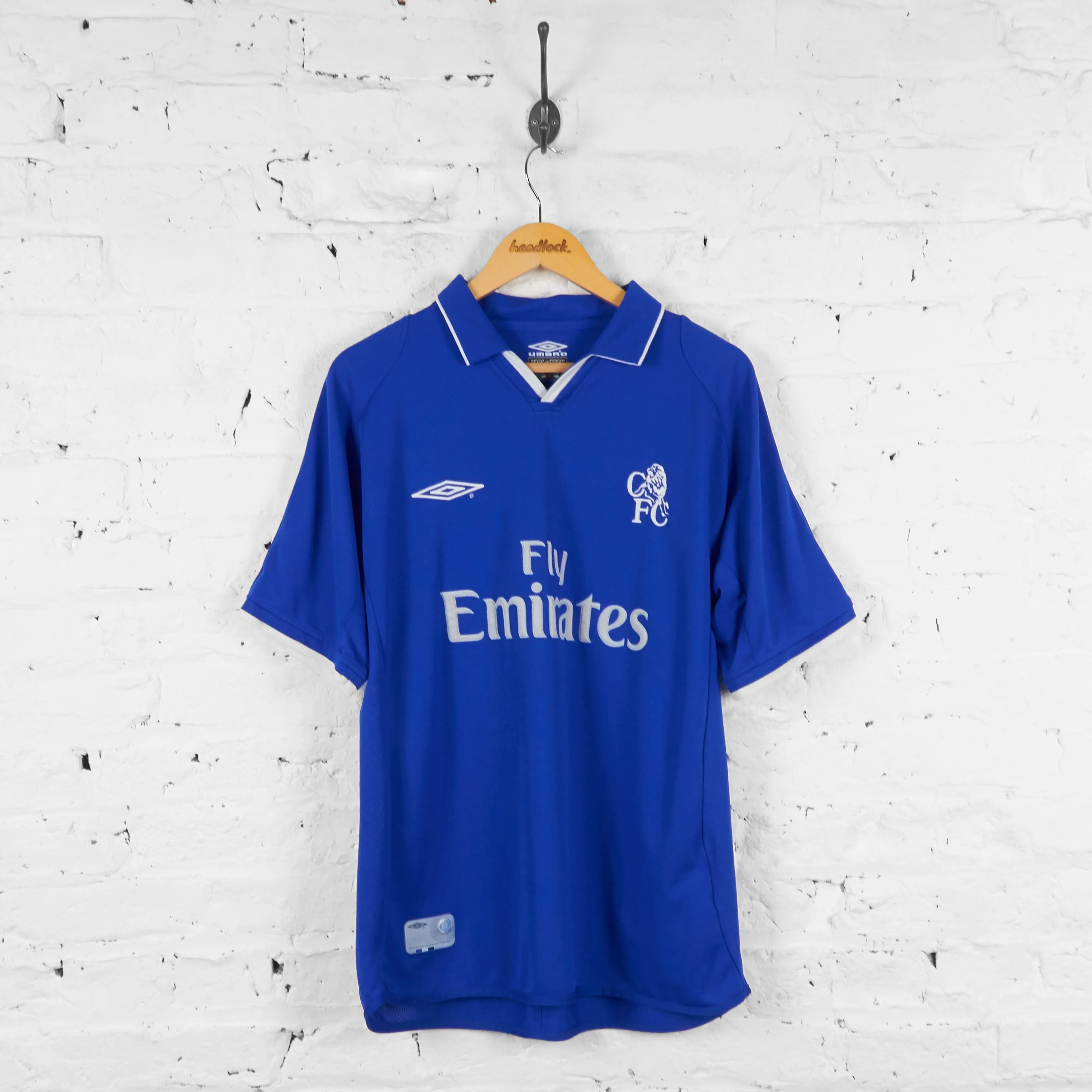 Chelsea 2001 Umbro Home Football Shirt - Blue - L