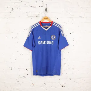 Chelsea 2010 Adidas Home Football Shirt - Blue - L