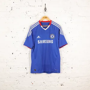 Chelsea 2010 Essien Adidas Home Football Shirt - Blue - L