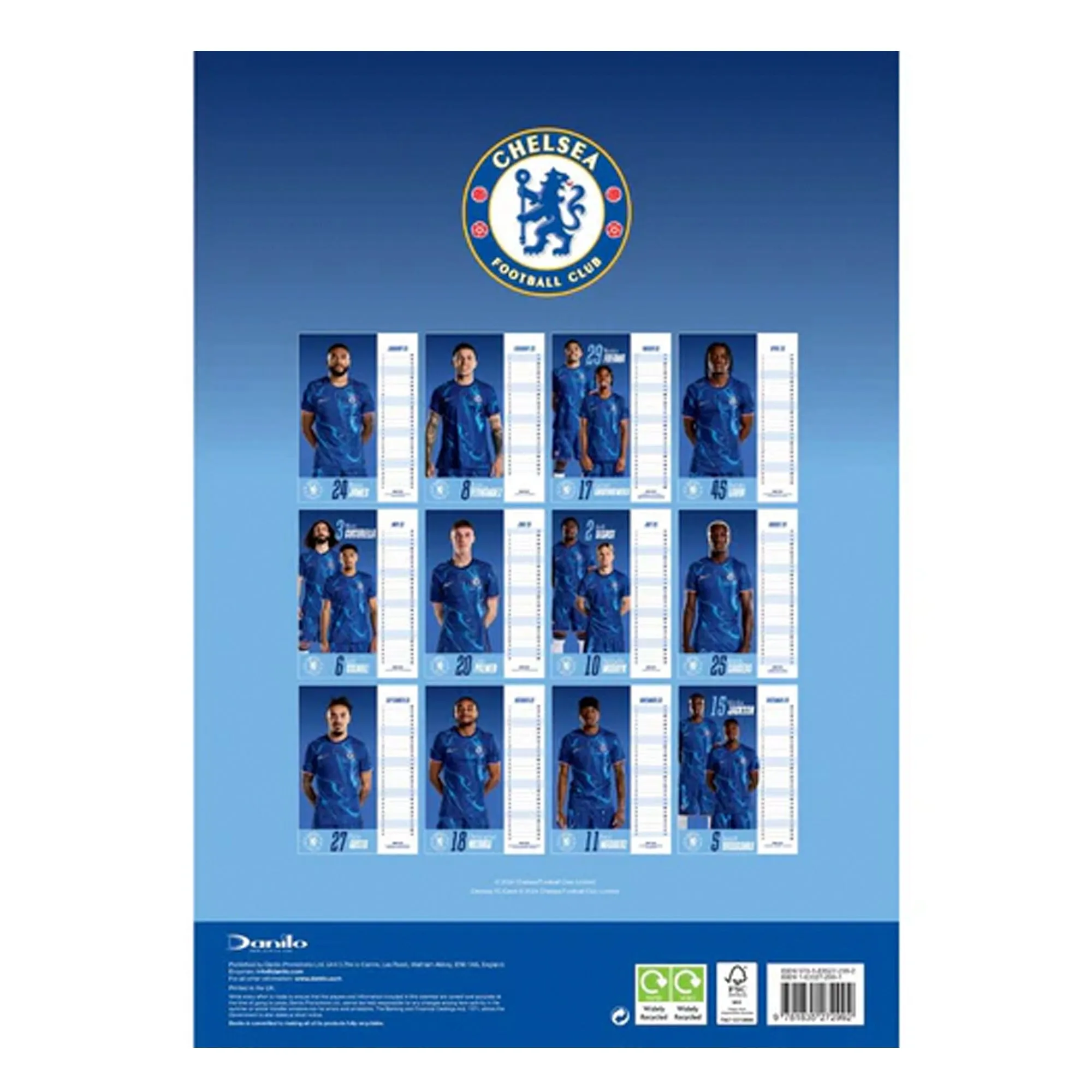Chelsea 2025 A3 Calendar