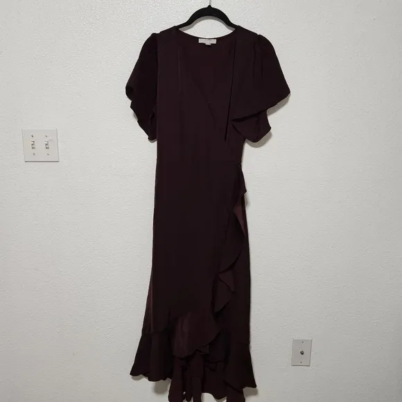Chelsea 28 high low wrap maxi dress size  medium
