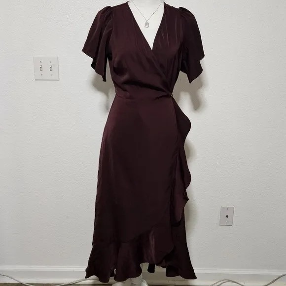 Chelsea 28 high low wrap maxi dress size  medium