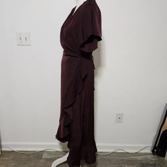 Chelsea 28 high low wrap maxi dress size  medium