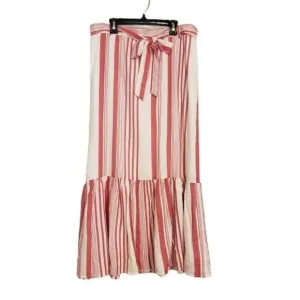 Chelsea &amp; Theodore Tie Waist Maxi Skirt size M NWT