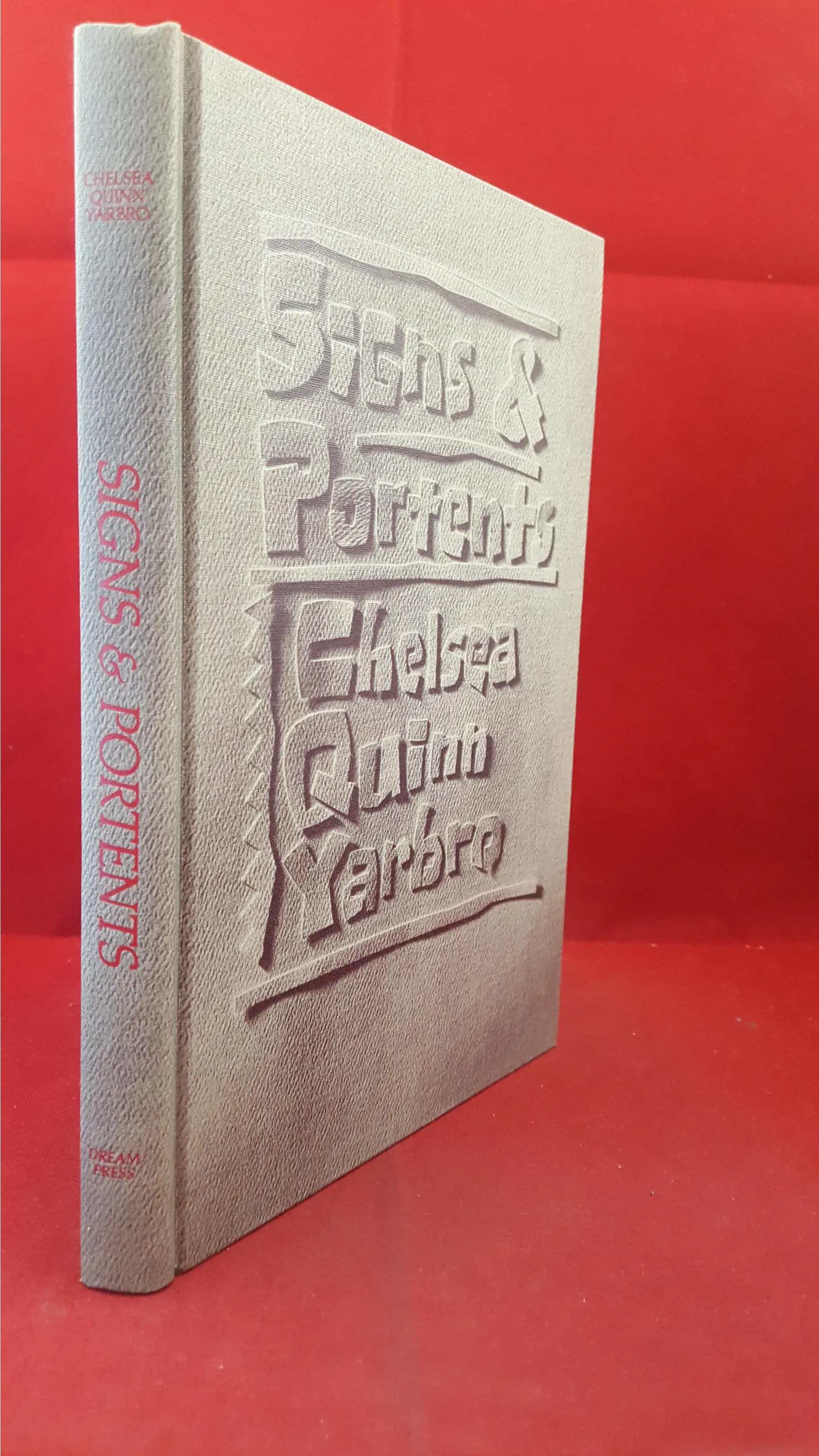 Chelsea Quinn Yarbro -Signs & Portents, Dream, Prevue Edition, 1984, 1st Edition, 200 Copies