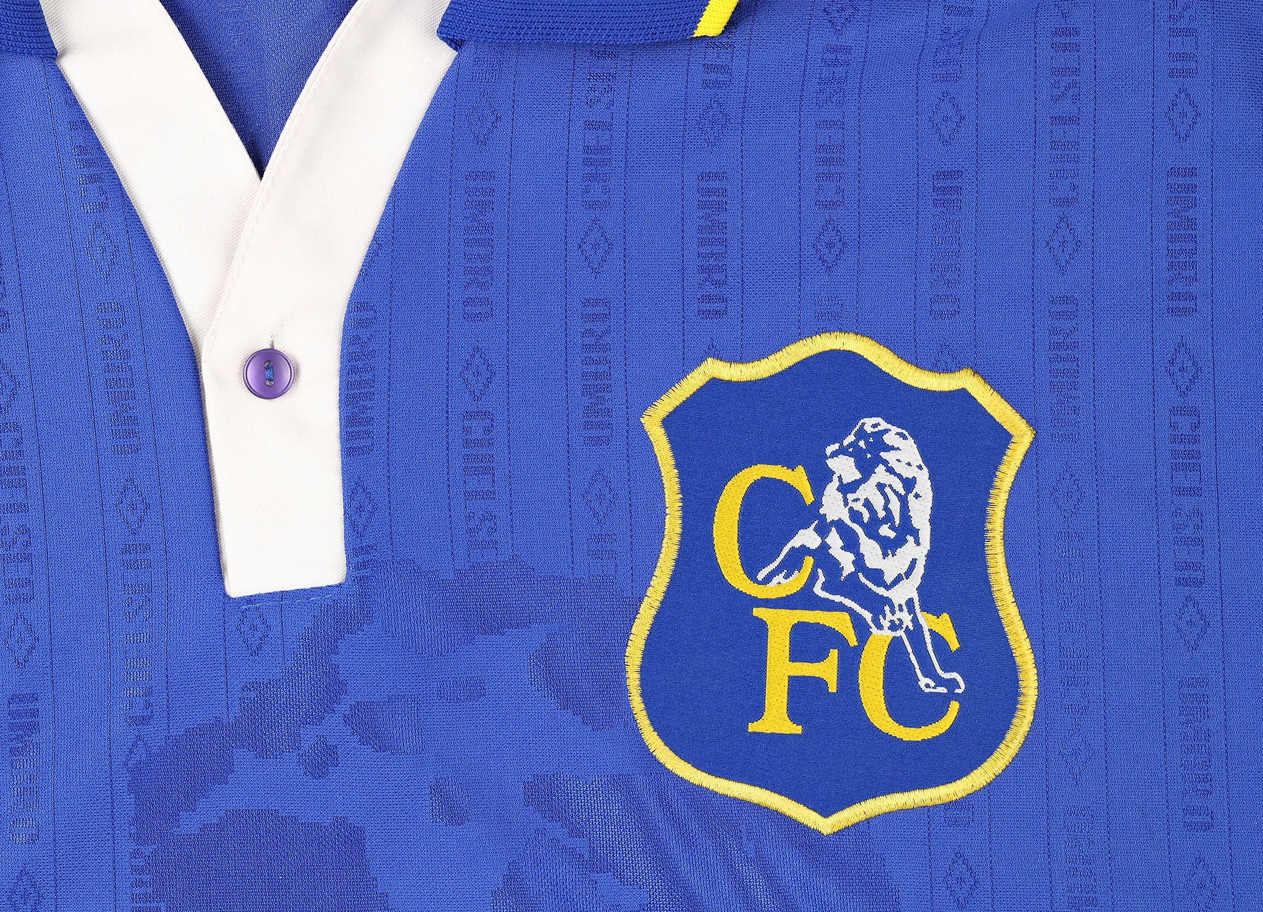 Chelsea Umbro 1995 Coors Home Football Shirt - Blue - M