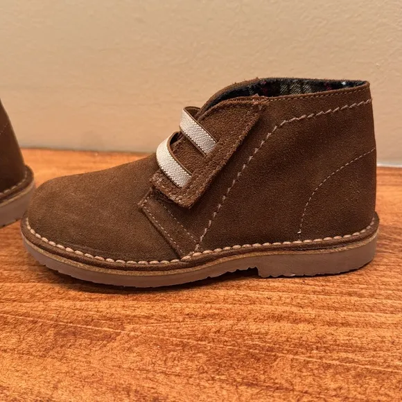 Childrenchic - Boys’ Suede Chelsea Boot - Brown - Size: EU 29