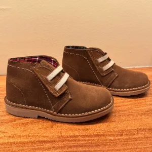 Childrenchic - Boys’ Suede Chelsea Boot - Brown - Size: EU 29