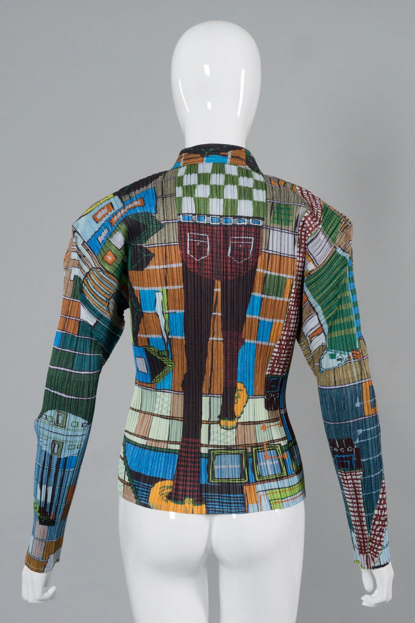 City & Man Pleated Blouse