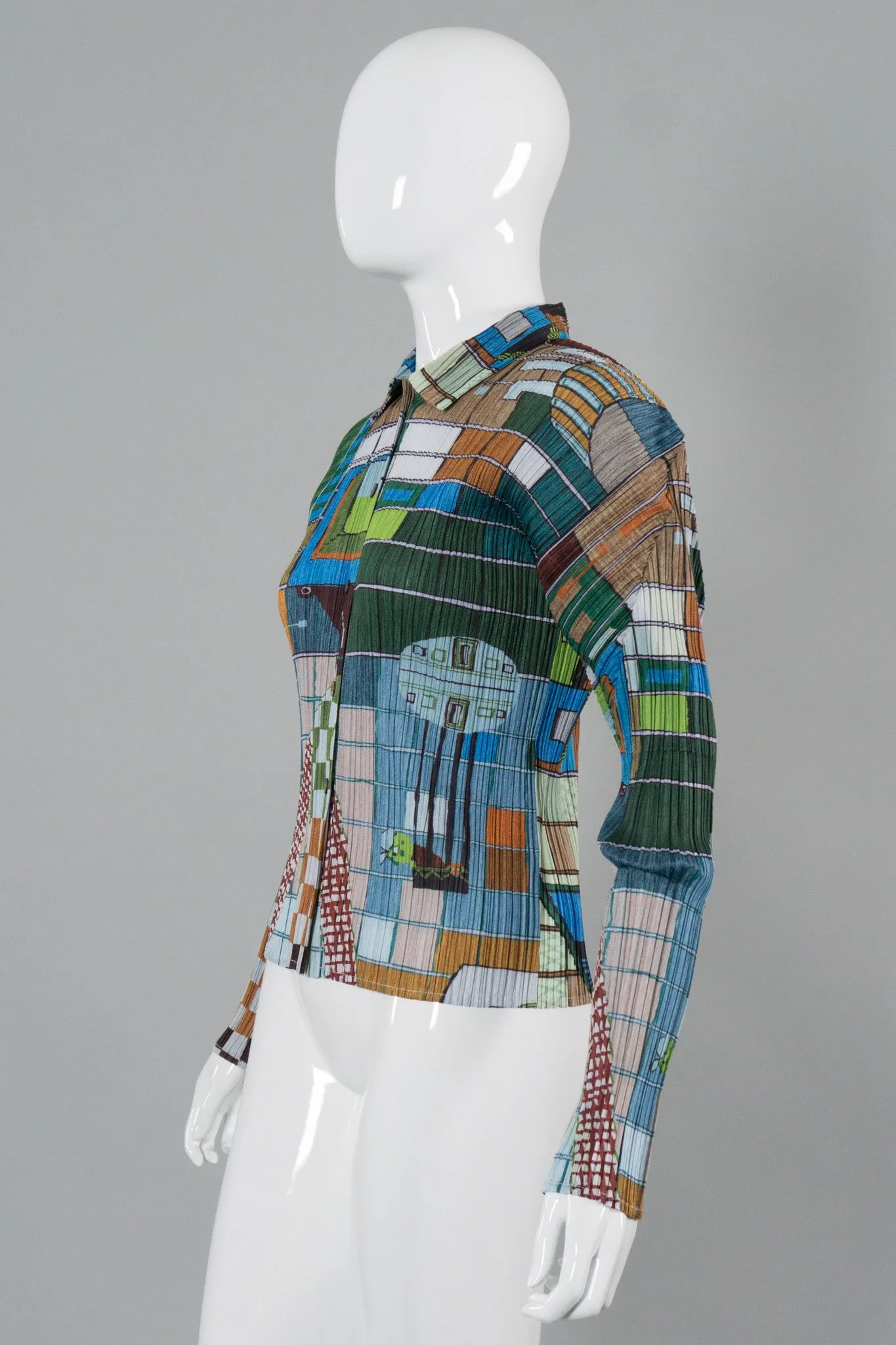 City & Man Pleated Blouse