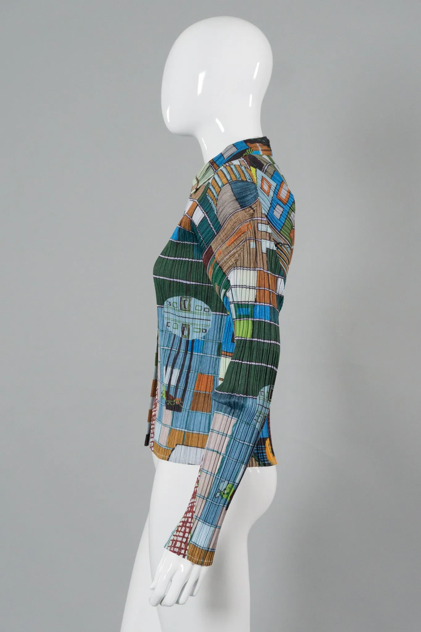 City & Man Pleated Blouse